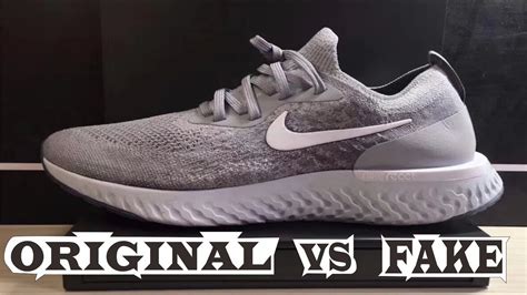 nike epic react fake vs real|nike epic react men's.